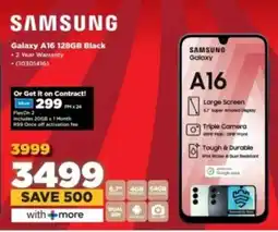 HiFi Corp SAMSUNG Galaxy A16 128GB Black offer
