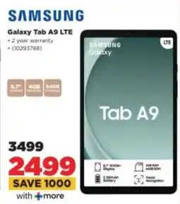 HiFi Corp SAMSUNG Galaxy Tab A9 LTE offer