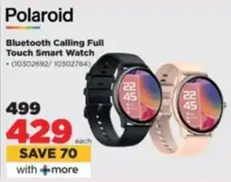 HiFi Corp Polaroid Bluetooth Calling Full Touch Smart Watch offer