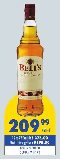 Tabooz Bell's blended scotch whisky offer