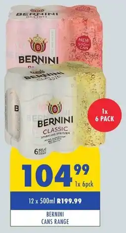 Tabooz Bernini cans range offer