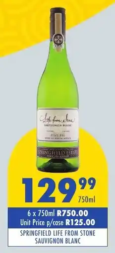 Tabooz Springfield life from stone sauvignon blanc offer