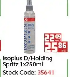 Africa Cash and Carry Isoplus D/Holding Spritz 250ml offer