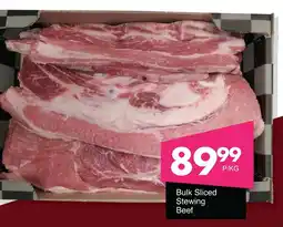 Save Hyper Bulk Sliced Stewing Beef offer