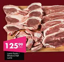 Save Hyper Lamb Packs/ Whole & Half Lamb offer