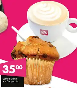 Save Hyper Jumbo Muffin + a Cappuccino offer