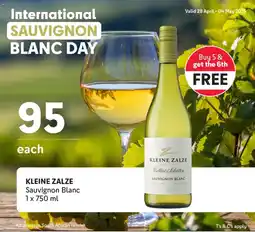 Makro KLEINE ZALZE Sauvignon Blanc offer