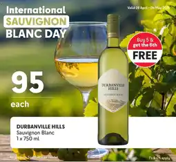 Makro DURBANVILLE HILLS Sauvignon Blanc offer