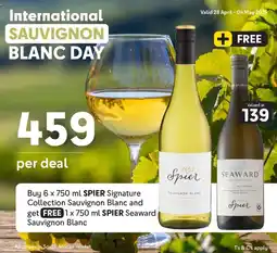 Makro Buy SPIER Signature Collection Sauvignon Blanc and get FREE SPIER Seaward Sauvignon Blanc offer