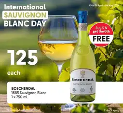 Makro BOSCHENDAL 1685 Sauvignon Blanc offer