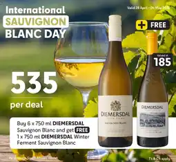 Makro Buy DIEMERSDAL Sauvignon Blanc and get FREE DIEMERSDAL Winter Ferment Sauvignon Blanc offer