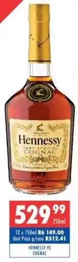 Ultra Liquors Hennessy vs cognac offer