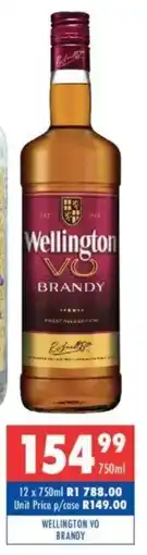 Ultra Liquors Wellington vo brandy offer