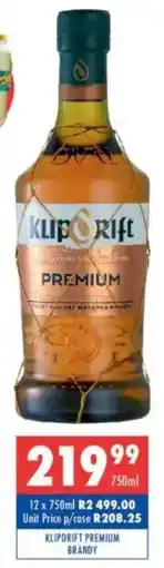 Ultra Liquors Klipdrift premium brandy offer