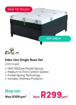 Teljoy Eden Uno Single Base Set offer