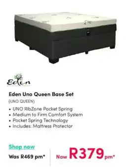 Teljoy Eden Uno Queen Base Set offer