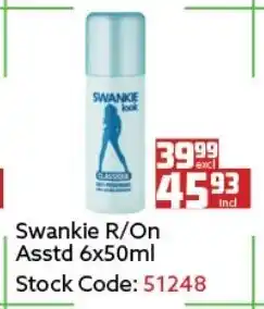 Africa Cash and Carry Swankie R/On Asstd 50ml offer