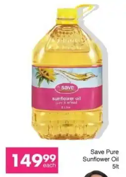 Save Save Pure Sunflower Oil offer