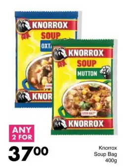 Save Knorrox Soup Bag offer