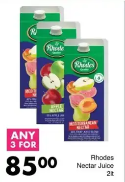Save Rhodes Nectar Juice offer