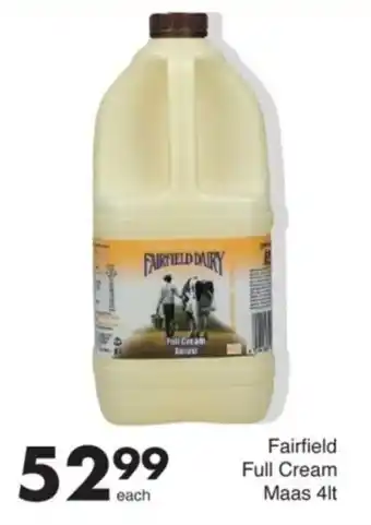 Save Fairfield Full Cream Maas offer