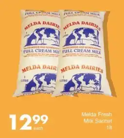 Save Melda Fresh Milk Sachet offer
