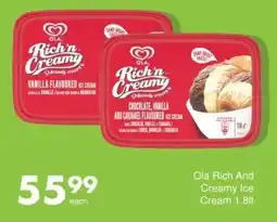 Save Ola Rich And Creamy Ice Cream offer