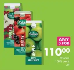 Save Rhodes 100% Juice offer
