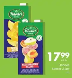 Save Rhodes Nectar Juice offer