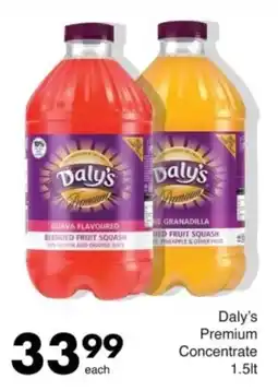 Save Daly's Premium Concentrate offer