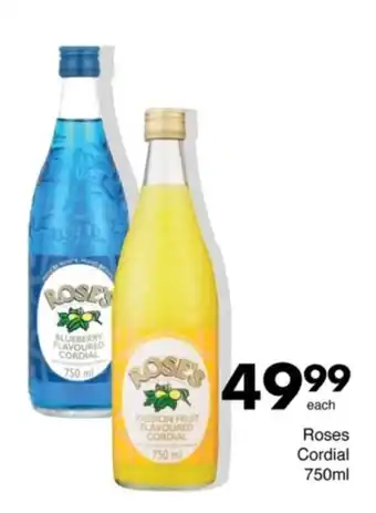 Save Roses Cordial offer