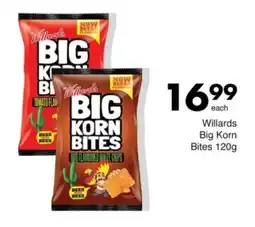 Save Willards Big Korn Bites offer