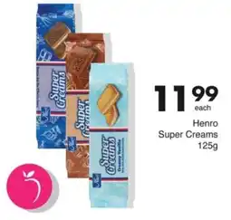 Save Henro Super Creams offer