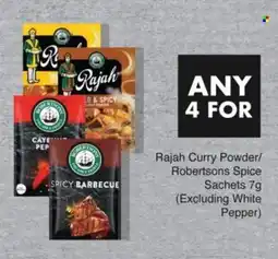 Save Rajah Curry Powder/ Robertsons Spice Sachets offer