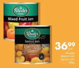 Save Rhodes Mixed Fruit/ Apricot Jam offer