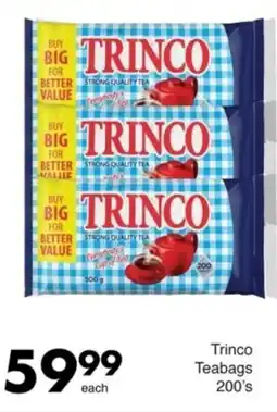 Save Trinco Teabags offer