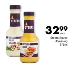 Save Steers Sauce/ Dressing offer