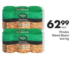 Save Rhodes Baked Beans offer