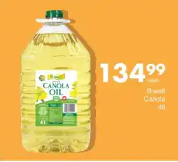 Save B-well Canola offer