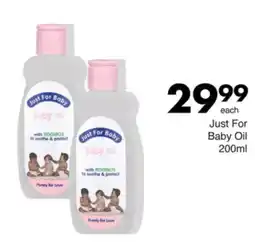 Save Just For Baby Oil offer