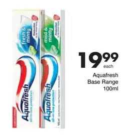 Save Aquafresh Base Range offer