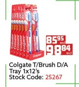 Africa Cash and Carry Colgate T/Brush D/A Tray 1x12's offer