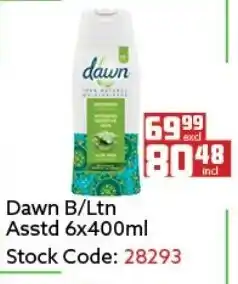 Africa Cash and Carry Dawn B/Ltn Asstd 400ml offer