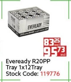 Africa Cash and Carry Eveready R20PP Tray 1x12 Tray offer