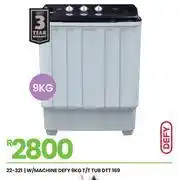 Fair Price Defy 9Kg T/T Tub Washing Machine DTT169 22-321 offer