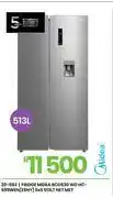 Fair Price Midea 513L Nett Met SxS Fridge BCD530 WD HC689WEN (ESNY) 20-583 offer
