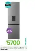 Fair Price Hisense 263L Nett Met Fridge H370BIT-WD/H370BI-WD 20-547 offer