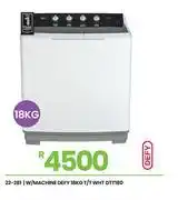 Fair Price Defy 18Kg T/T WHT Washing Machine DTT180 22-281 offer
