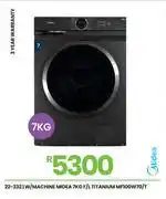 Fair Price Midea 7Kg F/L Titanium Washing Machine MF100W70/T 22-332 offer