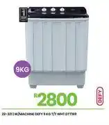 Fair Price Defy 9Kg T/T WHT Washing Machine DTT169 22-321 offer